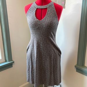 New Toad&Co Patterned Cutout Organic Cotton Dress